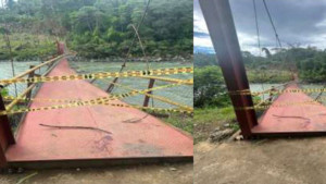 Colapso de puente en Bagadó Chocó hoy: investigación y heridos