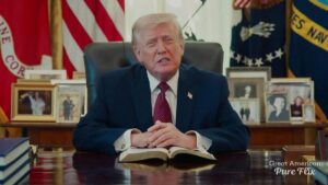 Trump lee la Biblia en medio de la guerra con Irán y tensiones con el papa León XIV