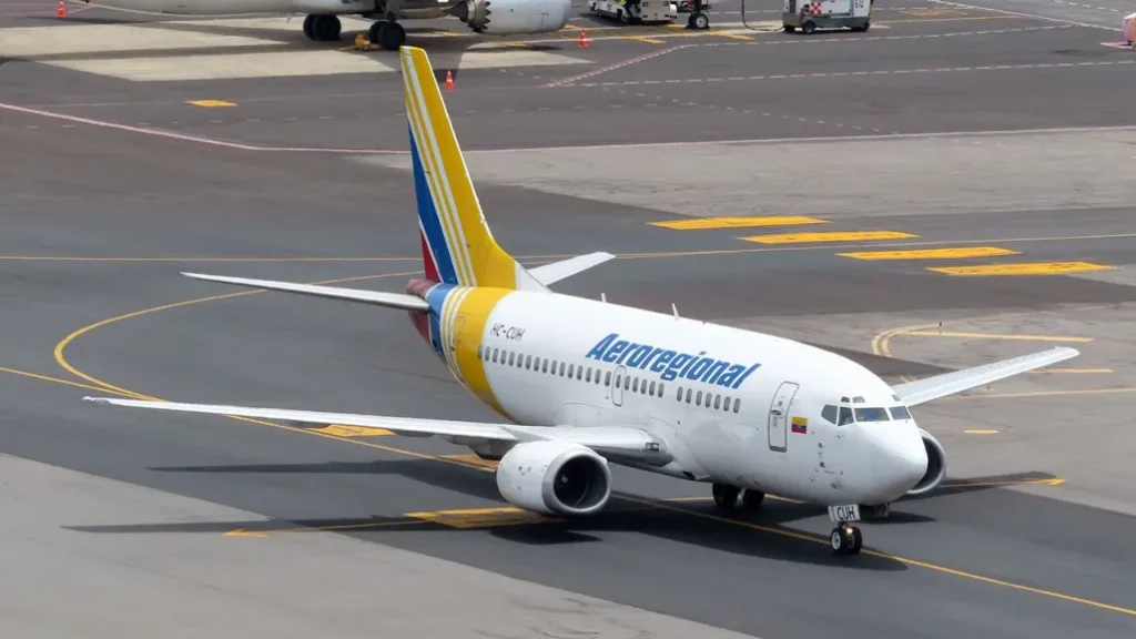 Aeroregional activará vuelos directos entre Ecuador y Venezuela a partir de esta fecha