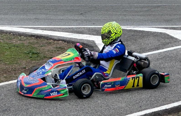 Alessandro González se consolida como promesa emergente del karting internacional