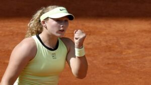 Andreeva acabó con el efecto Baptiste y jugará su primera final en Madrid