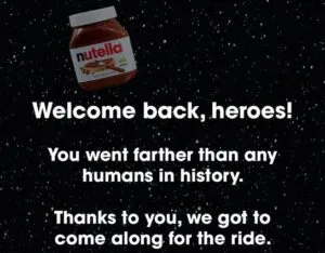 «Bienvenidos de vuelta, héroes»: El emotivo mensaje de Nutella para los astronautas de la misión Artemis II – AlbertoNews