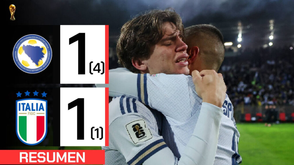 Bosnia entierra a Italia y vuela hacia el Mundial tras una noche épica
