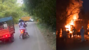 Camión fue atravesado e incendiado en vía clave en Jamundí, Valle del Cauca; esto se sabe