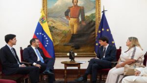 Canciller se reunió con la representante de la UE
