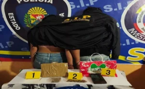 Capturada pareja distribuidora de drogas en Aragua