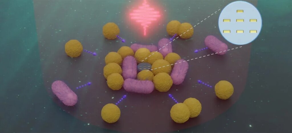 Crean un nanorrobot de menos de 1 micra que caza bacterias, las transporta y las suelta justo donde quieren