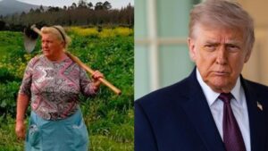 DOLORES LEIS TRUMP | Dolores Leis, la agricultora gallega idéntica a Trump: «La diferencia es que él es mala persona, está matando a gente»