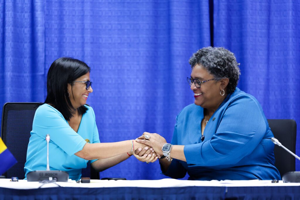 Delcy Rodríguez acuerda que Barbados se convierta en un hub para exportar alimentos al Caribe y África - AlbertoNews