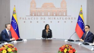 Delcy Rodríguez desmanteló el Salón Néstor Kirchner en el palacio presidencial de Venezuela