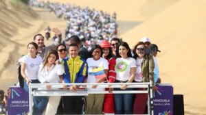 Delcy Rodríguez llega a Falcón en gran peregrinación