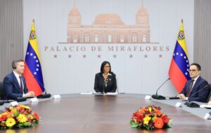 Delcy Rodríguez sostuvo encuentro con el subsecretario de Hidrocarburos y Energía Geotérmica de EEUU