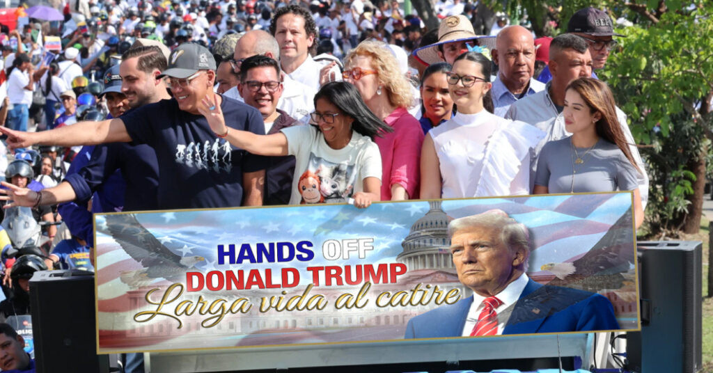 Delcy convoca gran marcha nacional en rechazo al atentado contra el presidente Trump
