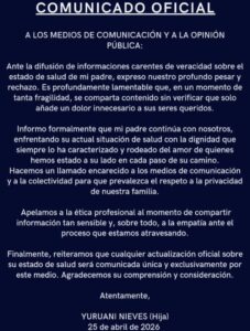 Desmienten la muerte del interprete de música llanera José Alí Nieves