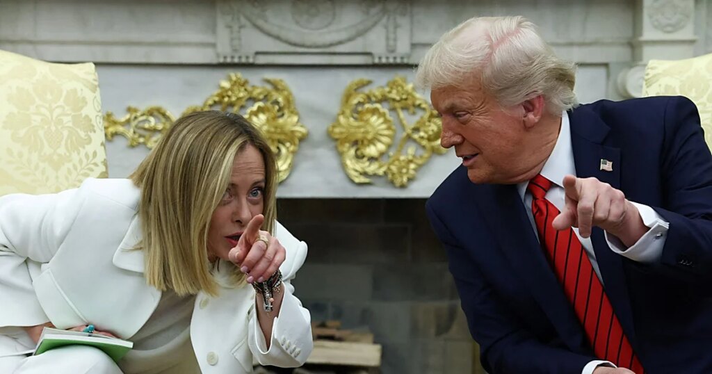 Donald Trump ataca a Giorgia Meloni: «Pensaba que tenía valor, pero me equivoqué»