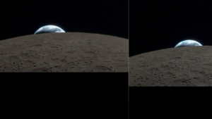 ‘Earthset’: el video inédito que grabó Reid Wiseman con su celular del ocultamiento de la Tierra desde la Luna
