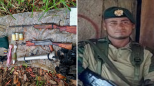 Ejército ubicó en Ituango un depósito ilegal con armas de guerra que pertenecería a la comisión del segundo cabecilla del frente 18 de las disidencias