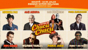 El Festival del Chucu Chucu llegará al parque Simón Bolívar con una tarima 360°: estos son los artistas confirmados