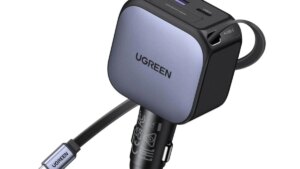 El cargador de coche retráctil UGREEN de 90W alcanza un mínimo histórico tras otra rebaja de precio, no hace falta esperar al Amazon Prime Day