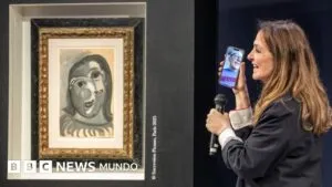El hombre que ganó un cuadro de Picasso valorado en US$1,2 millones en una rifa benéfica por la que pagó apenas US$120