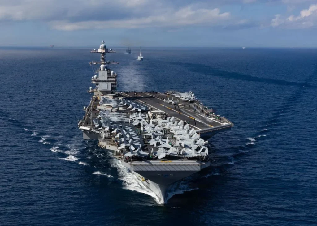 El portaaviones USS Gerlad R. Ford abandonará Oriente Medio para volver a EE.UU. - AlbertoNews