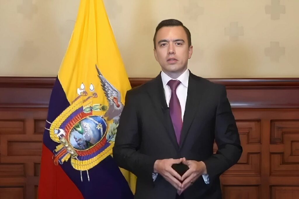El presidente Noboa dice que Colombia es el "peor socio" comercial de Ecuador