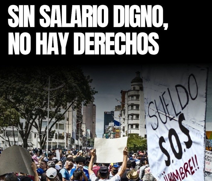 El salario mínimo en Venezuela hoy equivale a menos de 30 centavos de dólar mensuales.