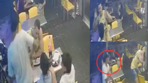 En video quedó registrado el violento atraco a una familia que comía en un restaurante en Soledad (Atlántico): la víctima recibió un disparo