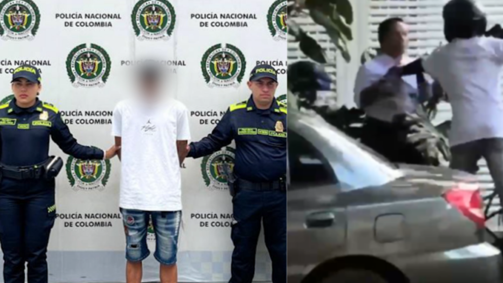En video quedó robo con arma a padre frente a su hija de 4 años en Cali: detalles de captura al agresor que delinque desde adolescente con su familia