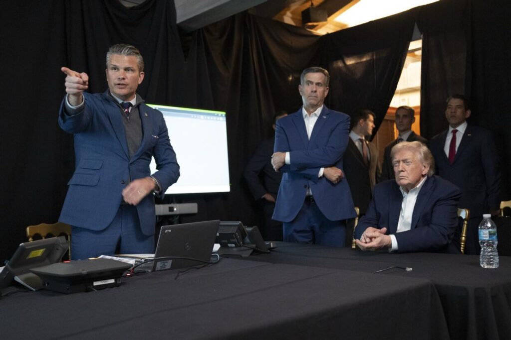 La 'Situation Room' de Trump improvisada en Mar-a-Lago durante captura de Nicolás Maduro