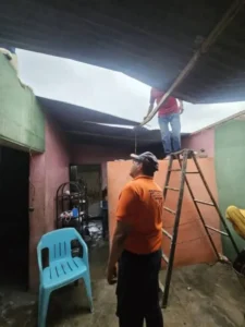 Fuertes lluvias dejan más de 50 viviendas afectadas y vialidades obstruidas en el estado Lara