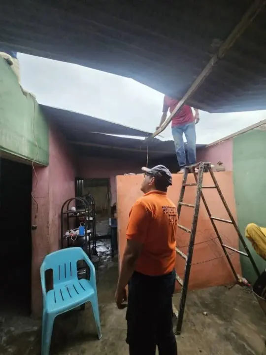 Fuertes lluvias dejan más de 50 viviendas afectadas y vialidades obstruidas en el estado Lara