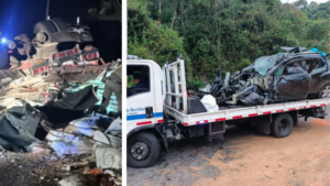 Grave accidente en la vía Medellín