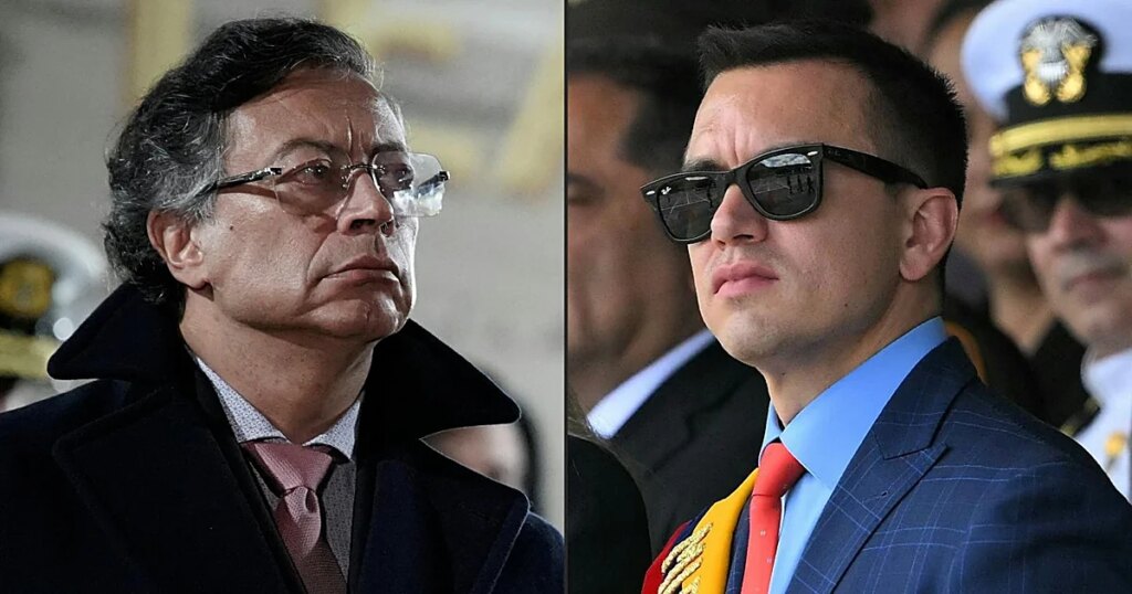 Gustavo Petro anuncia demanda penal contra Daniel Noboa por calumnia