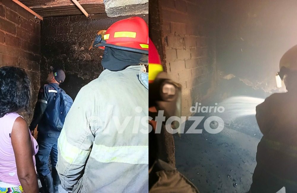 Incendio en el sector Humberto Simonovis de Guanipa afectó el dormitorio de una vivienda