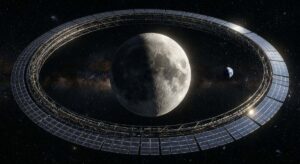 Japón quiere construir un anillo solar alrededor de la Luna que proporcione energía limpia inagotable a la Tierra