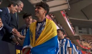 Juan Pablo Guanipa felicitó a Jon Aramburu y Yangel Herrera por ganar Copa del Rey con Real Sociedad