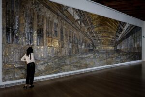 Kiefer compendia pintura, historia y literatura en un gigantesco lienzo sobre el aeropuerto nazi de Berlín