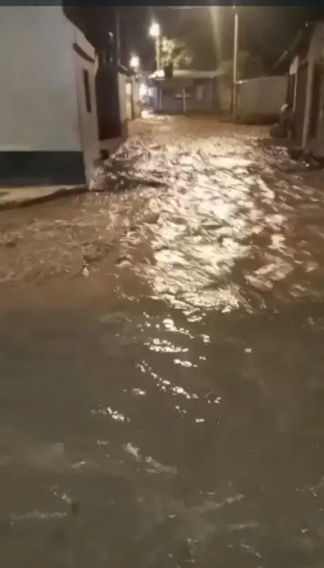 La Playita de La Parada afectada por el río Táchira