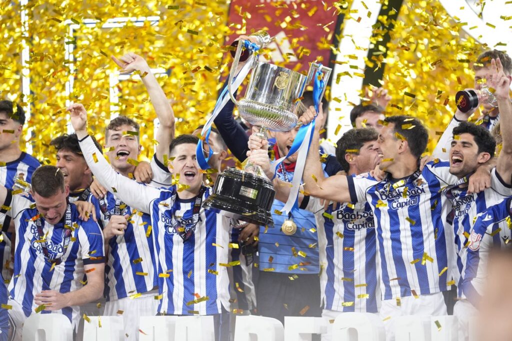 La Real Sociedad, campeón de Copa del Rey tras batir al Atlético de Madrid en los penaltis