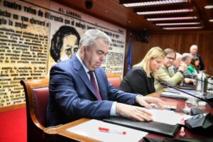La esposa de Santos Cerdán comparece este lunes en la ‘comisión Koldo’ en el Senado | europapress.es