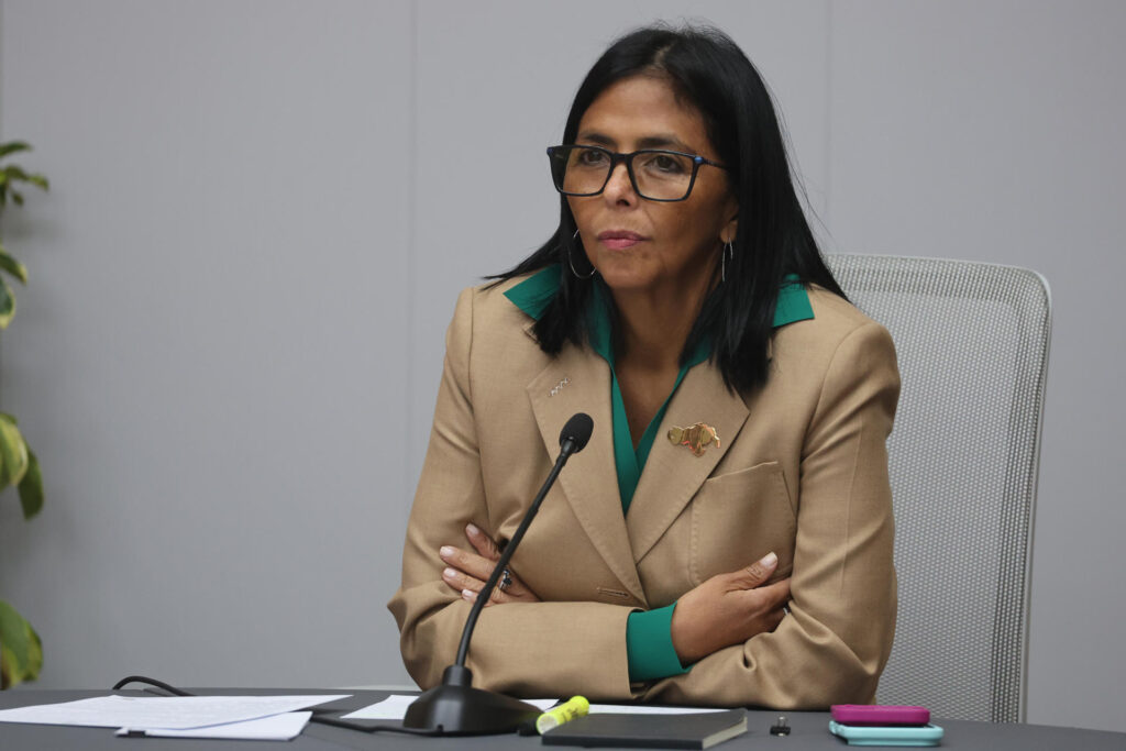 La reacción de Delcy Rodríguez luego que EEUU le levantara las sanciones en su contra