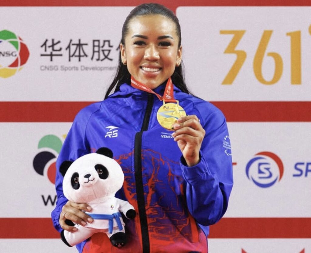La venezolana Yorgelis Salazar ganó oro en Premier League de karate