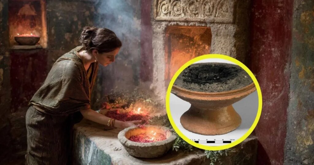 Las cenizas de dos incensarios de Pompeya permiten reconstruir las prácticas religiosas olvidadas del Imperio romano