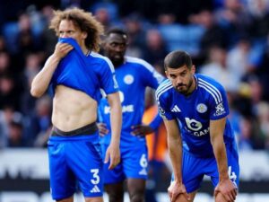 Leicester City desciende a tercera división en Inglaterra