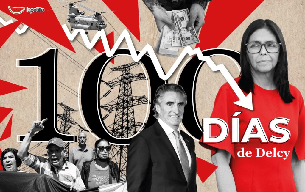Los 100 días de Delcy: Un país con más incertidumbre y una crisis que se profundiza