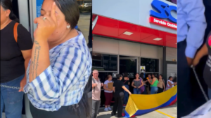 Madres se encadenaron en sede de EPS SOS en Cali y denuncian suspensión de medicamentos vitales: ‘Exigimos que nuestros hijos sean cubiertos’