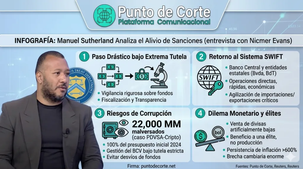 Manuel Sutherland sanciones BCV