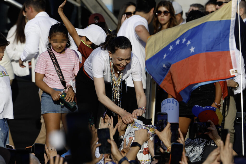 María Corina Machado prometió que no descansará hasta que todos los presos políticos sean libres