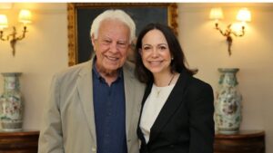 María Corina Machado y Felipe González se reúnen en Madrid